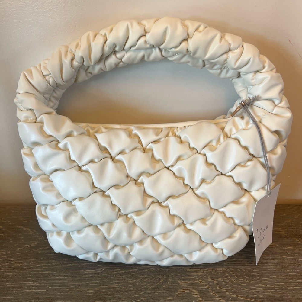 A New Day Hobo Quilted Bubble Purse Handbag